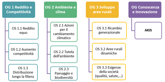 grafico con panoramica in merito alle principali scelte strategiche compiute